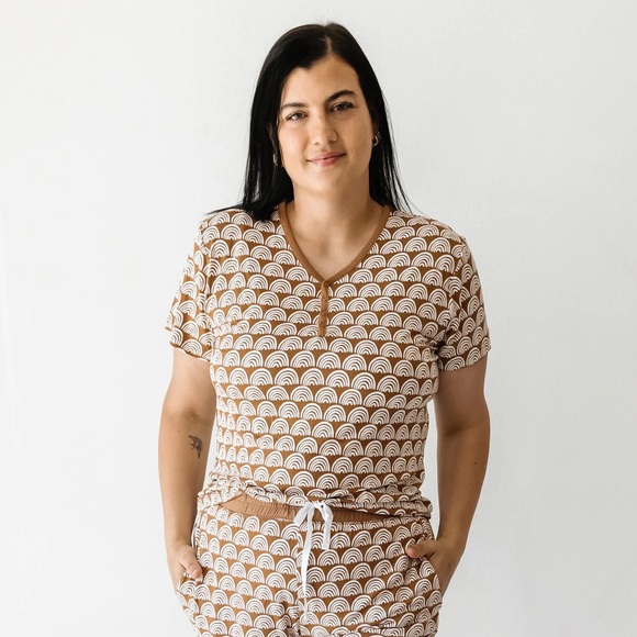 Little Sleepies Other - Little Sleepies Rust Rainbows Women's Pajama Set